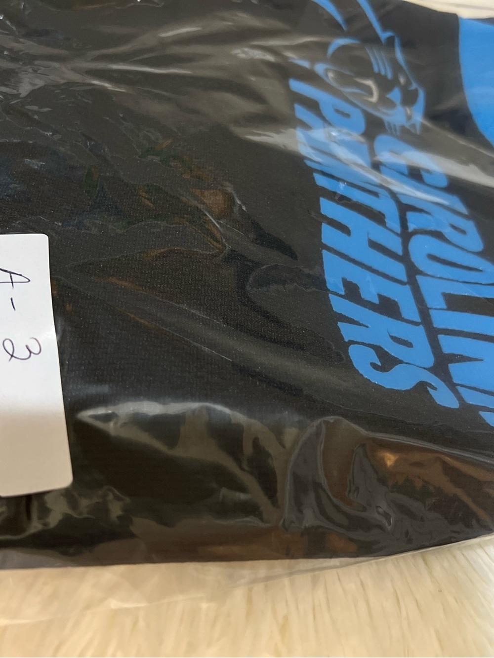 Carolina Panthers NFL Team Apparel Short Sleeve Jersey- Boys Medium 10-12 - Picture 8 of 8